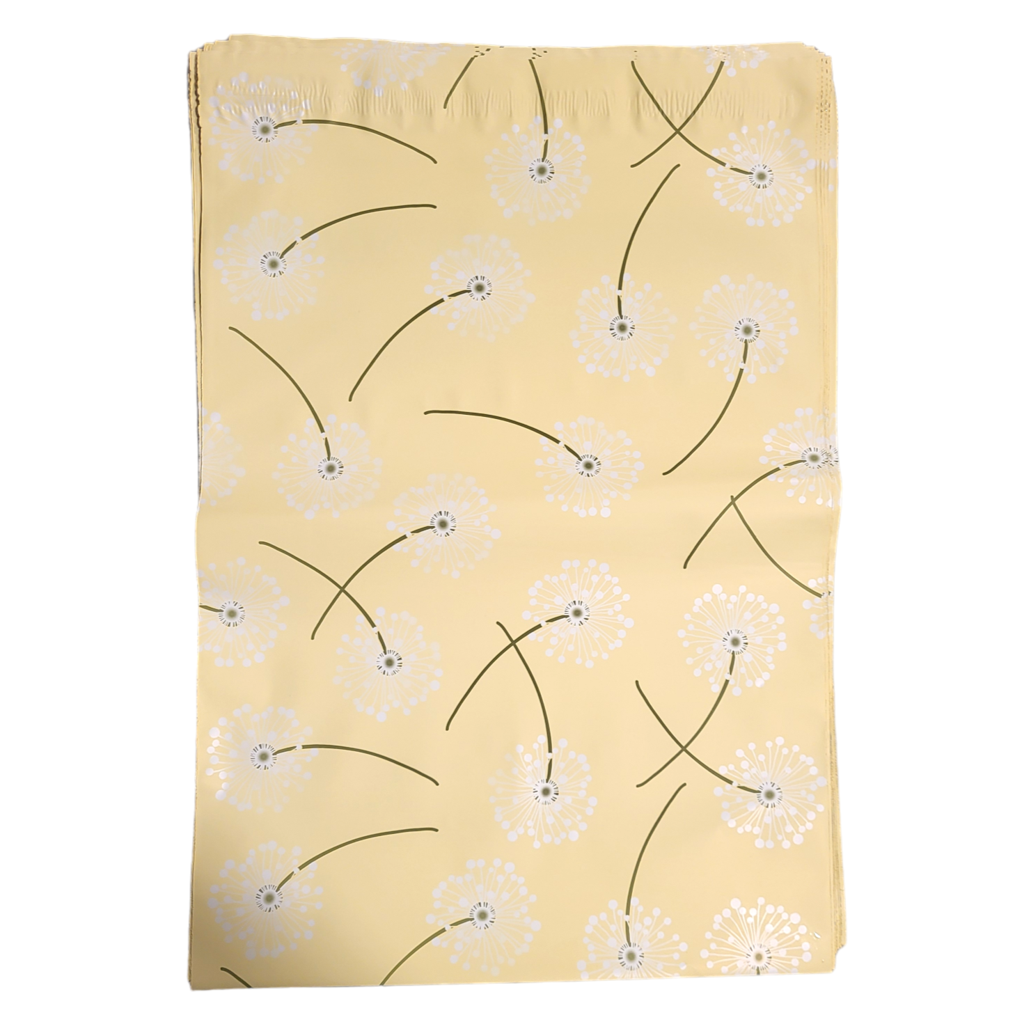 Premium Dandelion Yellow Poly Mailers Size 10x13 Colorful Shipping Bags - Packaging Materials for Quail Enthusiasts