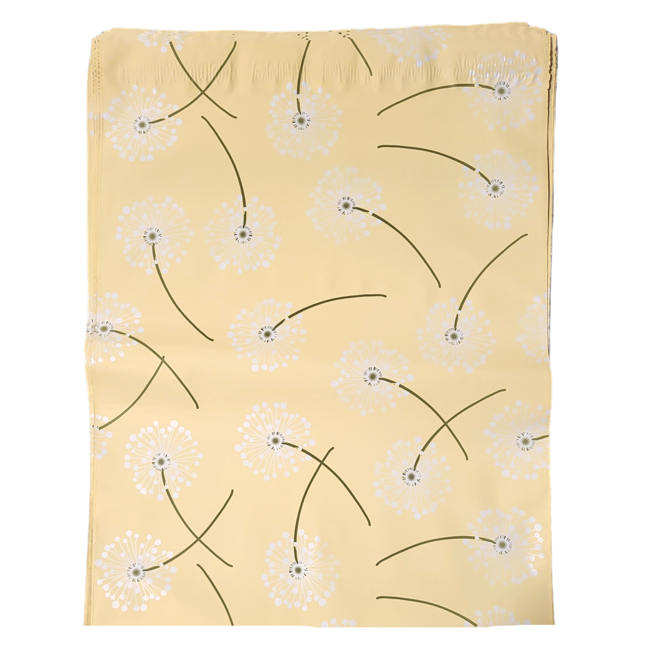 Premium Dandelion Yellow Poly Mailers Size 10x13 Colorful Shipping Bags - Packaging Materials for Quail Enthusiasts