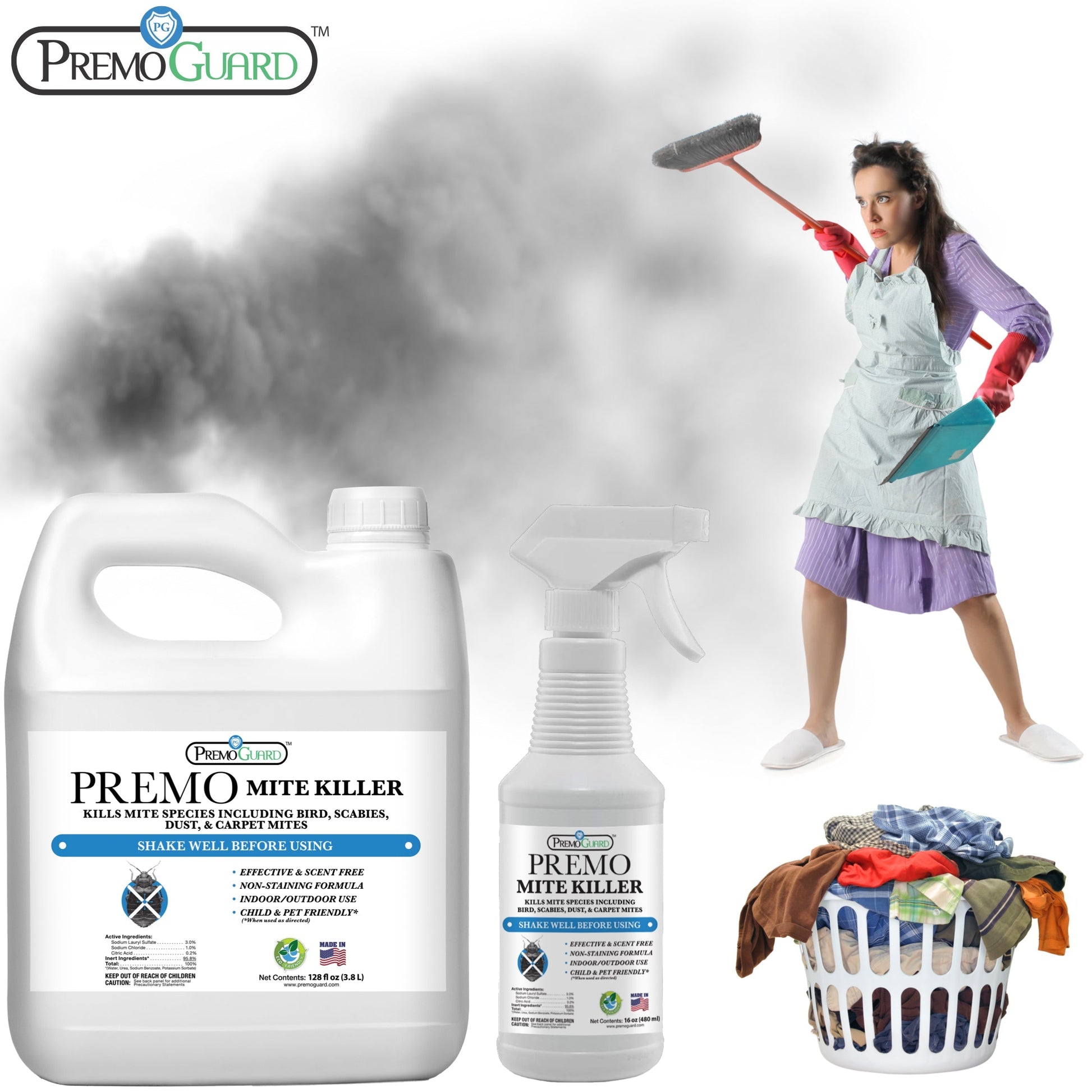 Premium Mite Killer Spray - All Natural Non-Toxic - By Premo Guard - Bird Keeping Supplies for Quail Enthusiasts