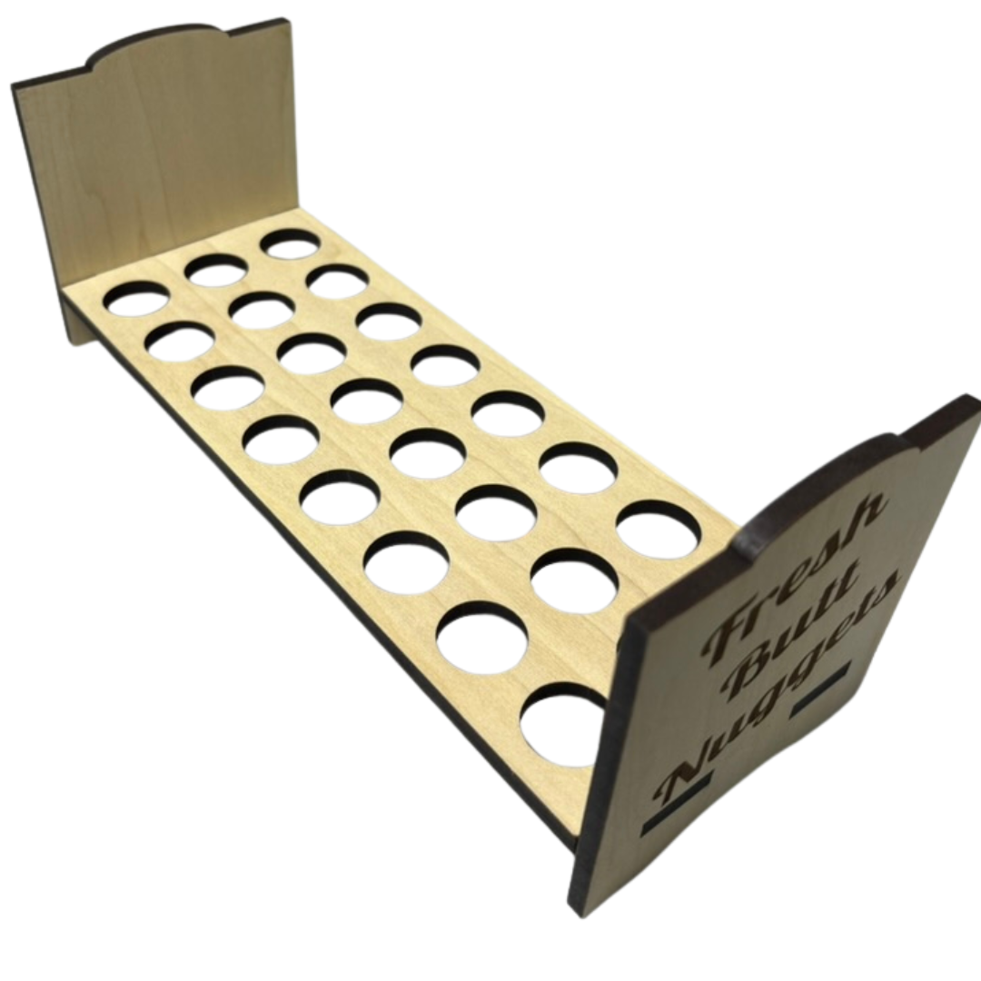 Premium Counter Top Quail Egg Holder - Fresh Butt Nuggets - Quail Gifts for Quail Enthusiasts