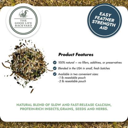 Feather and Shell - Calci-Protein Blend (Chicken Feed Additive)