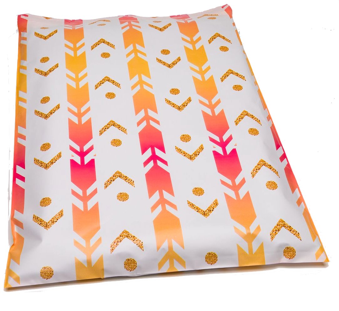 Premium Arrow Valentine Poly Mailers Size 10x13 Shipping Bags - Packaging Materials for Quail Enthusiasts