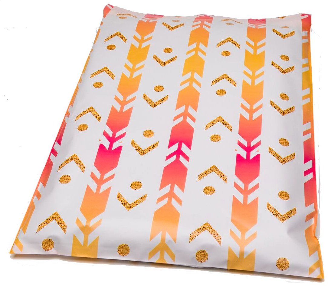 Premium Arrow Valentine Poly Mailers Size 10x13 Shipping Bags - Packaging Materials for Quail Enthusiasts