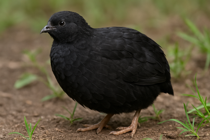 black coturnix quail