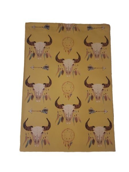 Premium Boho Bull Western Poly Mailers Size 10x13 Colorful Shipping Bags - Packaging Materials for Quail Enthusiasts