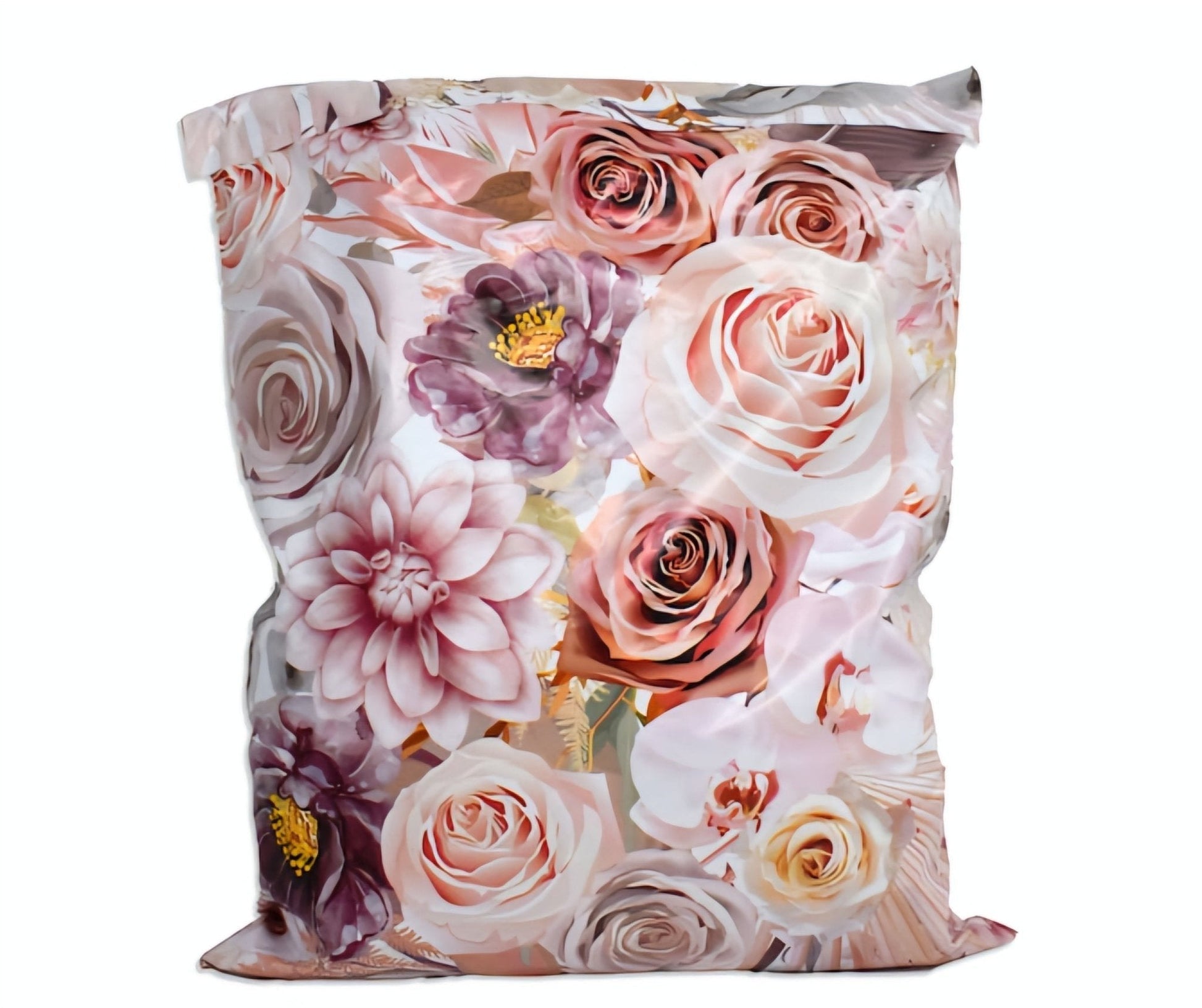 Premium Boho Flowers Poly Mailers Size 14x17 Colorful Shipping Bags - Packaging Materials for Quail Enthusiasts