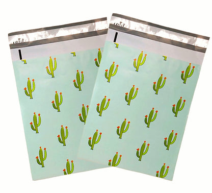 Premium Cactus Mint Poly Mailers Size 6x9 Shipping Bags - Packaging Materials for Quail Enthusiasts