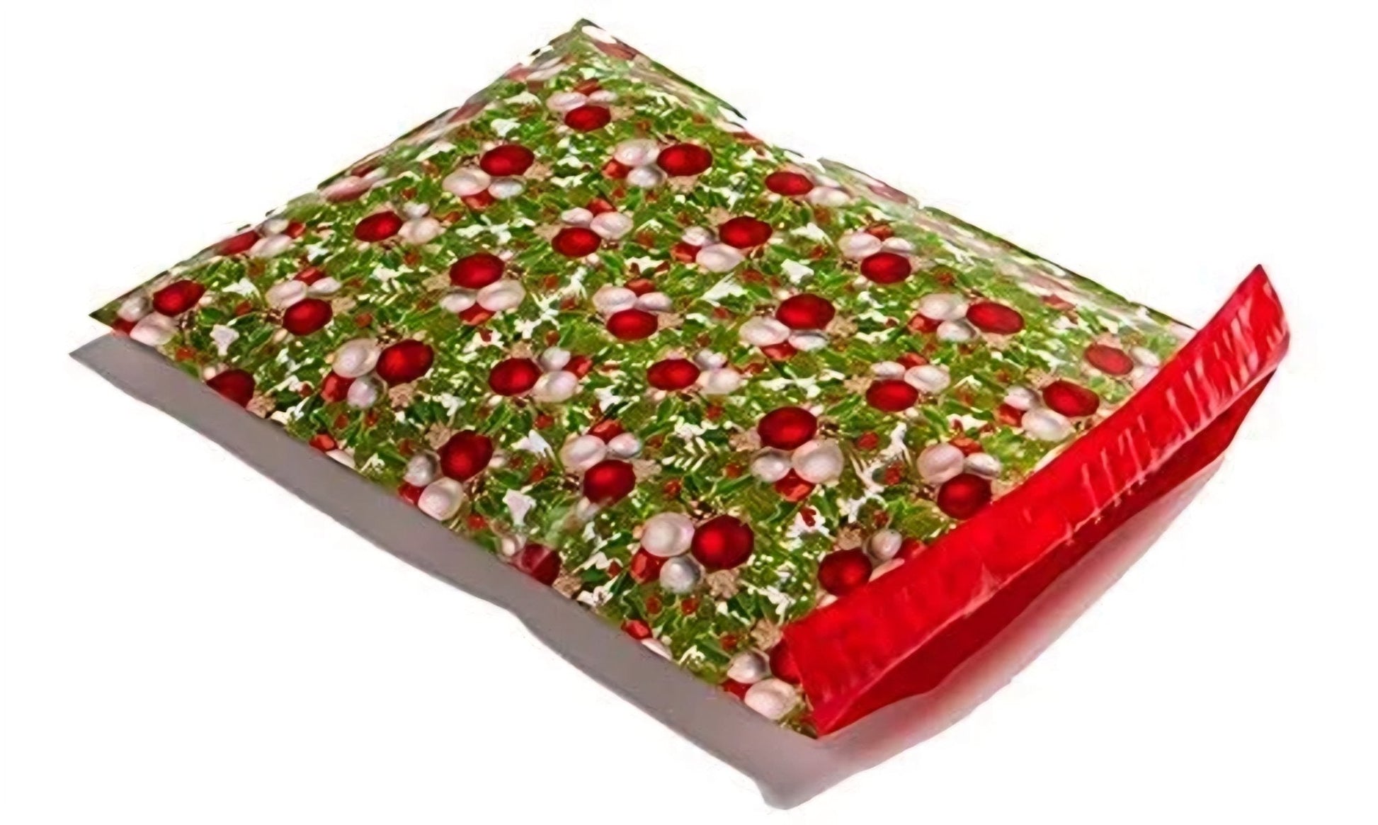 Premium Christmas Ornament Red Green Poly Mailers Size 10x13 Shipping Bags - Packaging Materials for Quail Enthusiasts