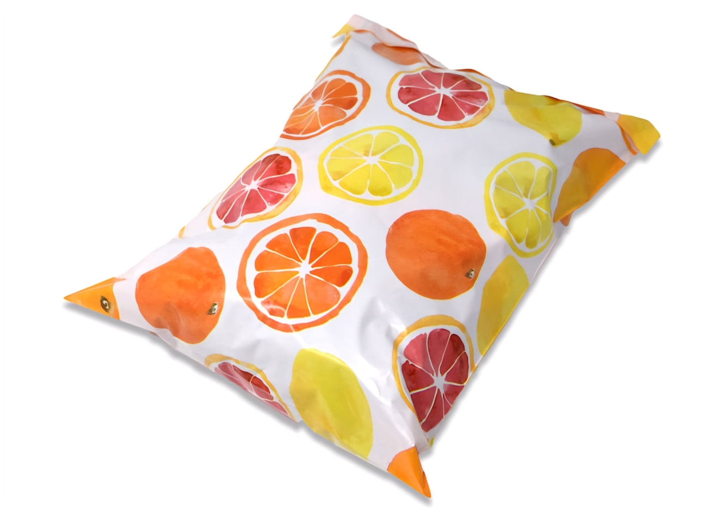 Premium Citrus Orange Poly Mailers Size 10x13 Colorful Shipping Bags - Packaging Materials for Quail Enthusiasts