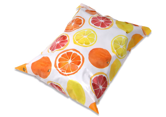 Premium Citrus Orange Poly Mailers Size 10x13 Colorful Shipping Bags - Packaging Materials for Quail Enthusiasts