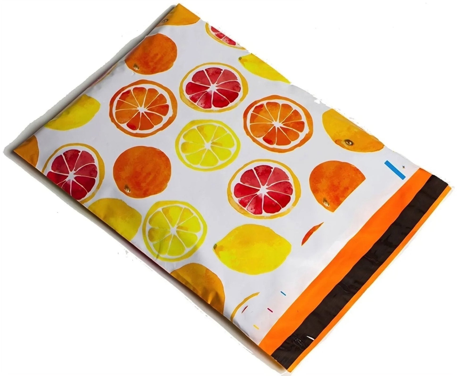 Premium Citrus Orange Poly Mailers Size 10x13 Colorful Shipping Bags - Packaging Materials for Quail Enthusiasts