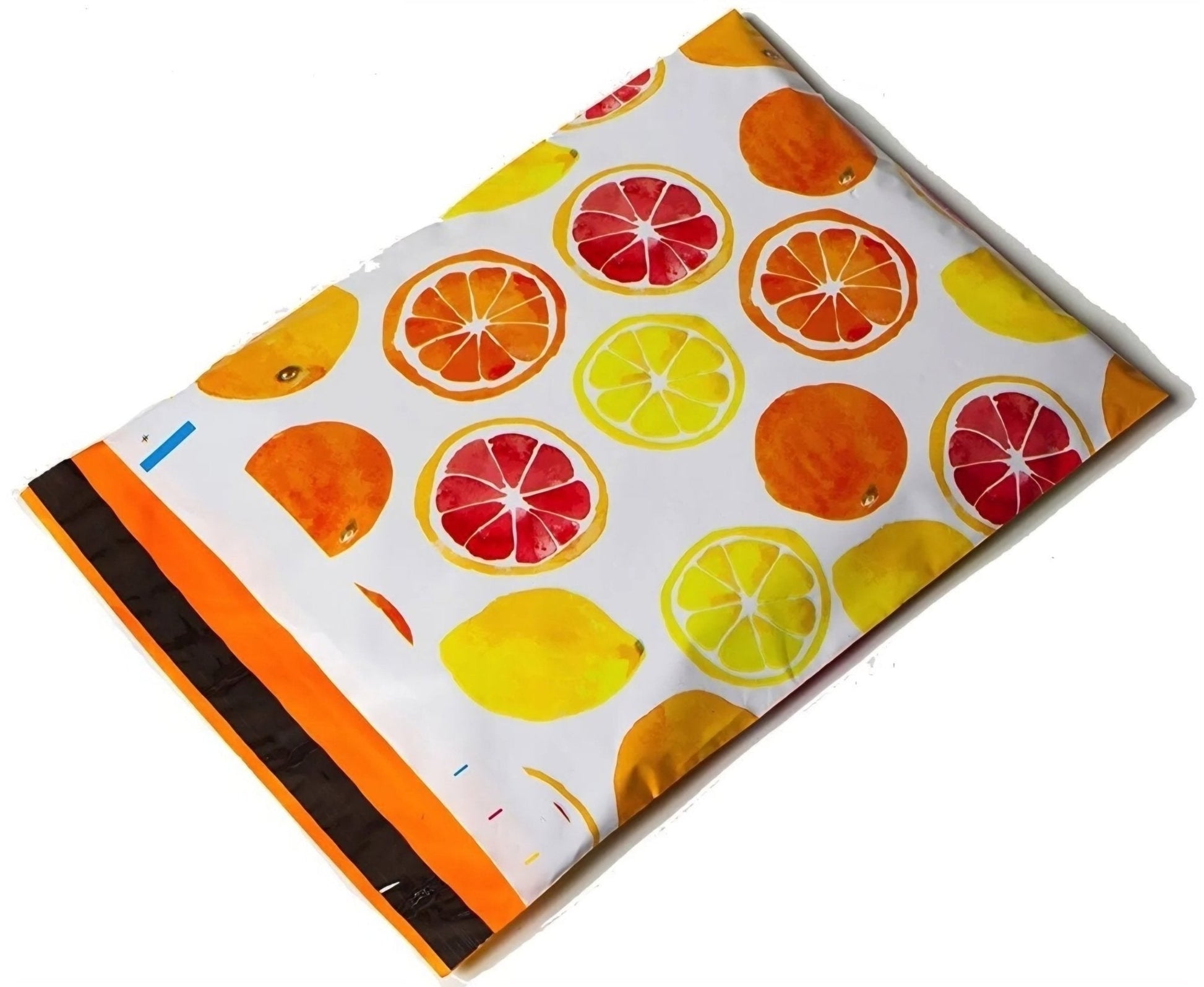 Premium Citrus Orange Poly Mailers Size 10x13 Colorful Shipping Bags - Packaging Materials for Quail Enthusiasts