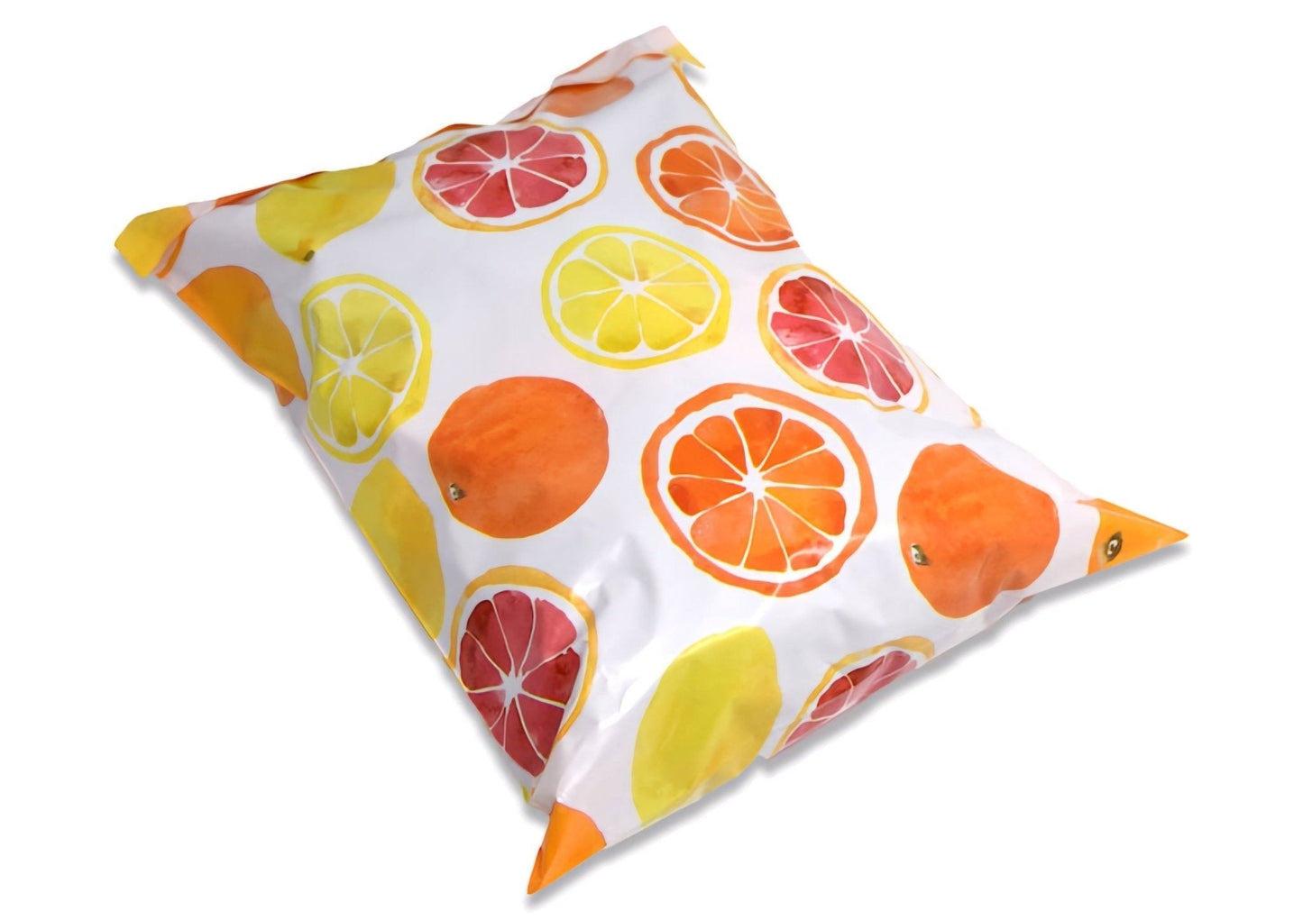 Premium Citrus Orange Poly Mailers Size 10x13 Colorful Shipping Bags - Packaging Materials for Quail Enthusiasts
