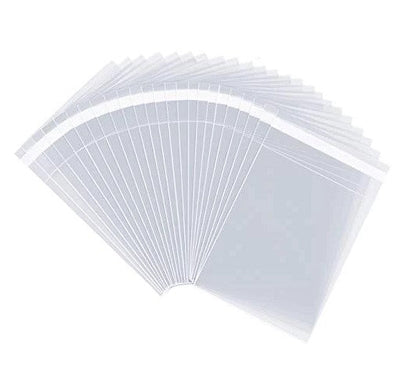 Premium Clear Self Seal Cello Bags Size 10x13 Cellophane Packaging Supplies 100 Pack - Packaging Materials for Quail Enthusiasts