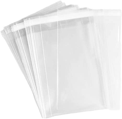 Premium Clear Self Seal Cello Bags Size 10x13 Cellophane Packaging Supplies 100 Pack - Packaging Materials for Quail Enthusiasts