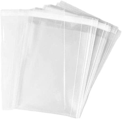 Premium Clear Self Seal Cello Bags Size 10x13 Cellophane Packaging Supplies 100 Pack - Packaging Materials for Quail Enthusiasts
