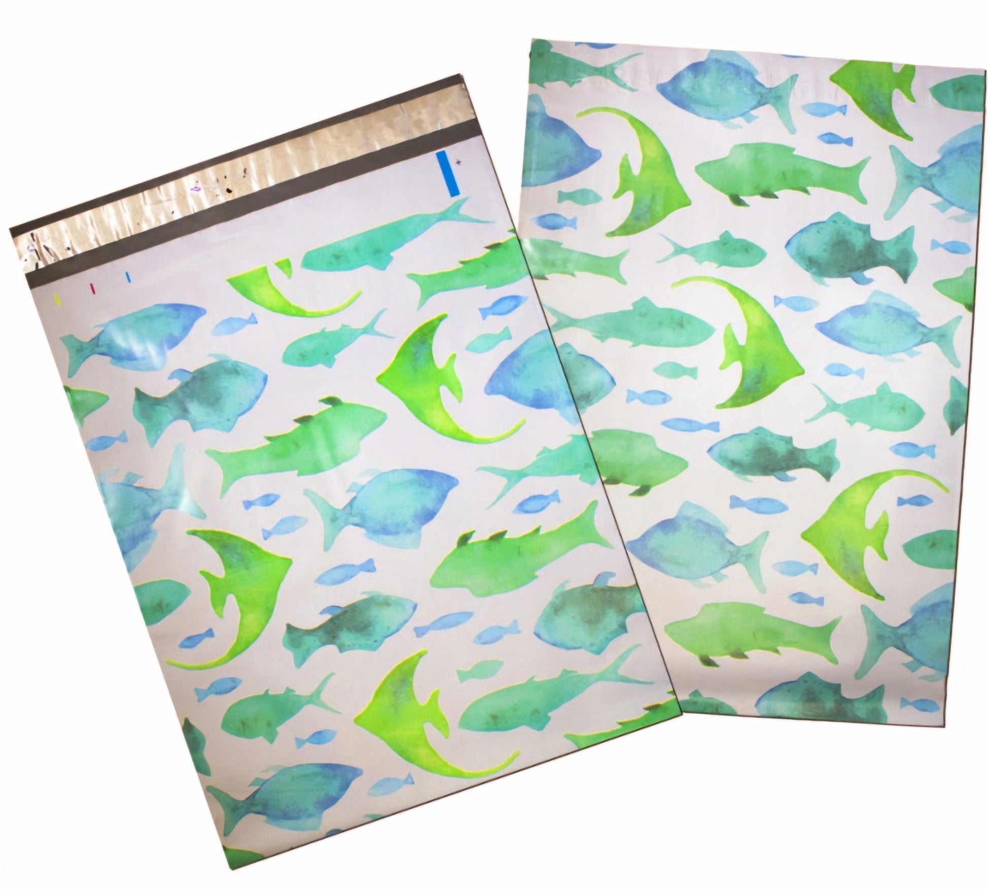 Premium Fish Poly Mailers Size 10x13 Colorful Shipping Bags - Packaging Materials for Quail Enthusiasts
