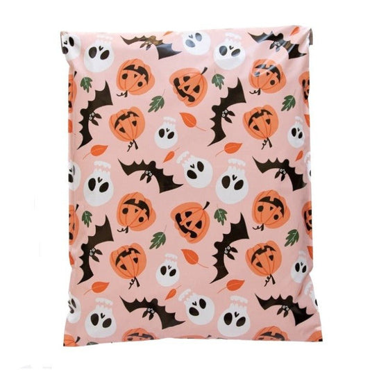 Halloween Pumpkin Poly Mailers Size 10x13 Colorful Shipping Bags