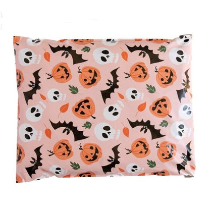 Halloween Pumpkin Poly Mailers Size 10x13 Colorful Shipping Bags