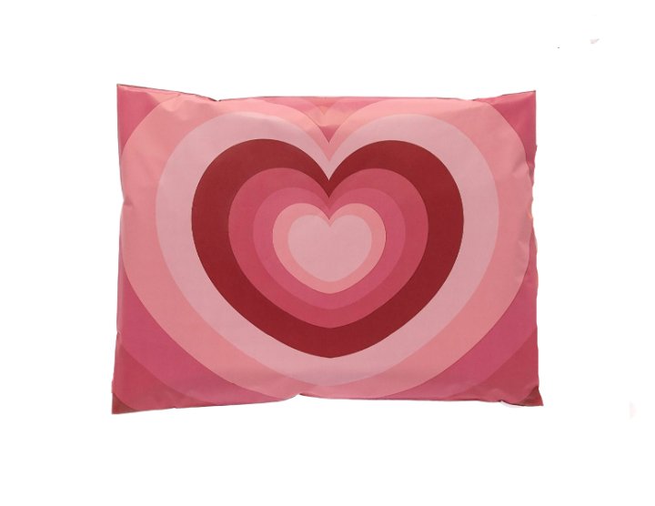 Premium Heart Poly Mailers Size 10x13 Colorful Shipping Bags - Packaging Materials for Quail Enthusiasts