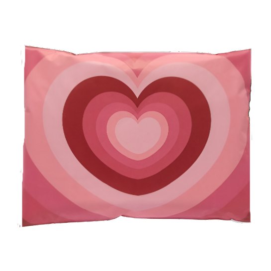 Premium Heart Poly Mailers Size 10x13 Colorful Shipping Bags - Packaging Materials for Quail Enthusiasts