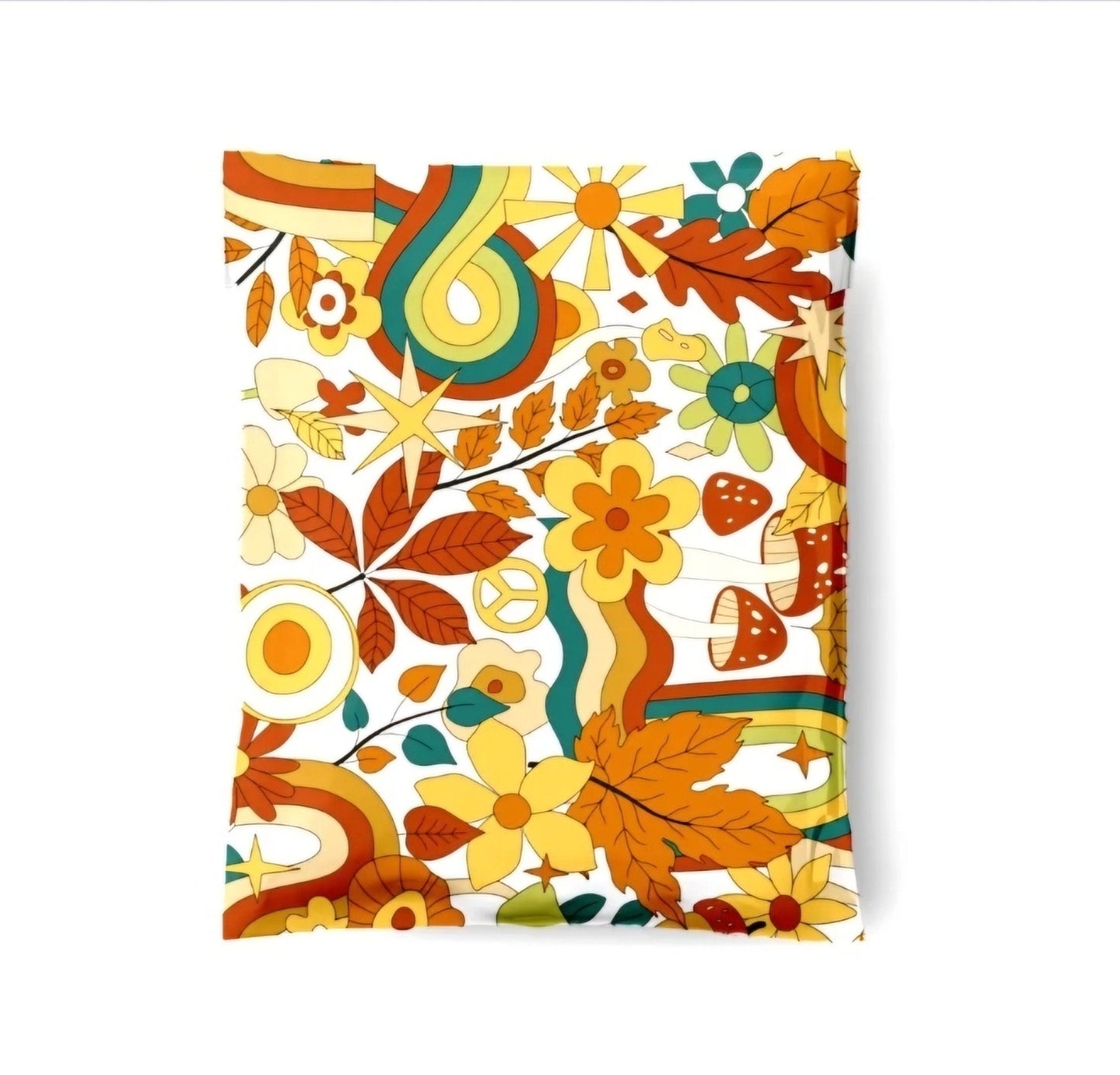Premium Hippie Design Poly Mailers Size 10x13 Shipping Bags - Packaging Materials for Quail Enthusiasts
