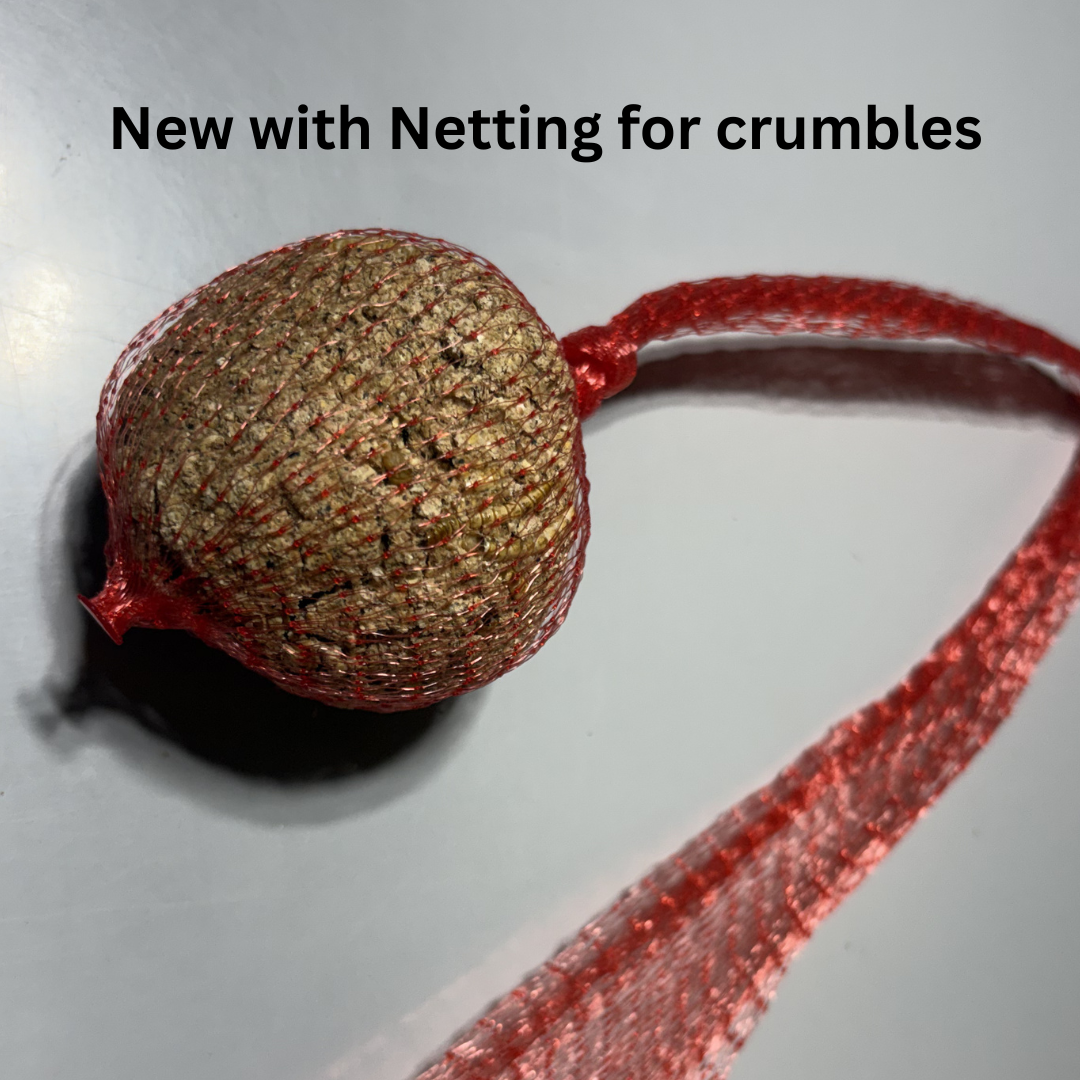 Premium Quail & Gamebird Knödel — Enrichment Feed Ball with Mealworms 2 pack - Bird Keeping Supplies for Quail Enthusiasts