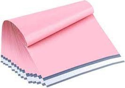 Premium Pastel Pink Poly Mailers Size 6x9 Shipping Bags - Packaging Materials for Quail Enthusiasts