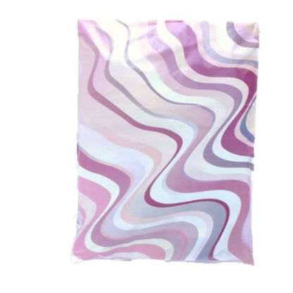 Premium Pink Purple Abstract Poly Mailers Size 10x13 Shipping Bags - Packaging Materials for Quail Enthusiasts