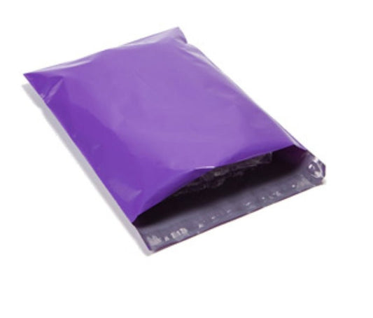 Premium Purple Poly Mailers Size 9x12 Shipping Bags - Packaging Materials for Quail Enthusiasts