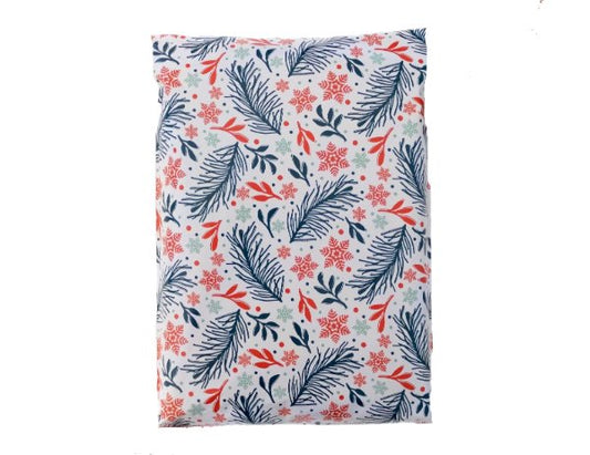 Premium Snowflake Christmas Mistletoe Poly Mailers Size 6x9 Shipping Bags - Packaging Materials for Quail Enthusiasts