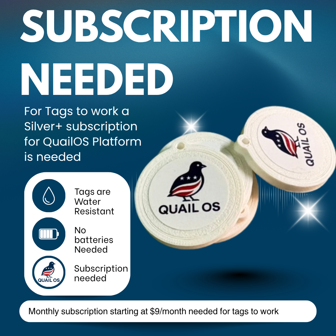Hatch Tracking Eggs for QuailOS Tap and Track ( 4 Count ) - Subscription needed to operate