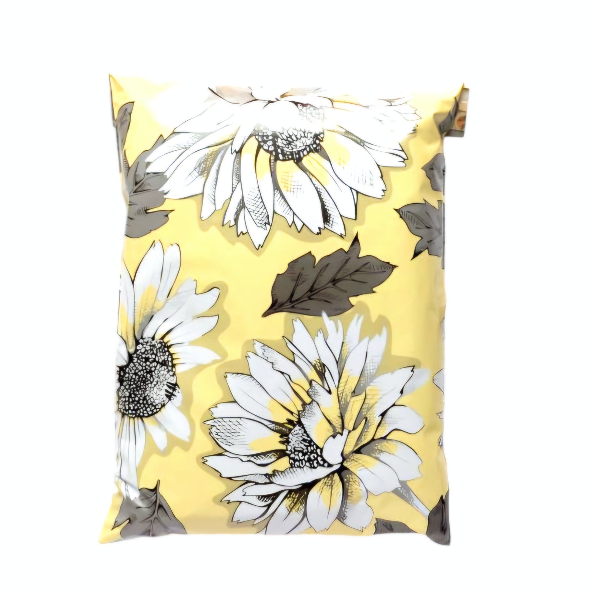 Premium Sunflower Poly Mailers Size 10x13 Shipping Bags - Packaging Materials for Quail Enthusiasts