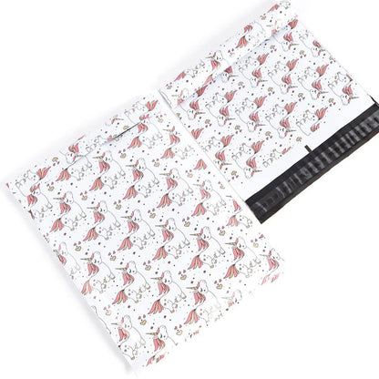 Premium Unicorn Poly Mailers Size 10x13 Shipping Bags - Packaging Materials for Quail Enthusiasts