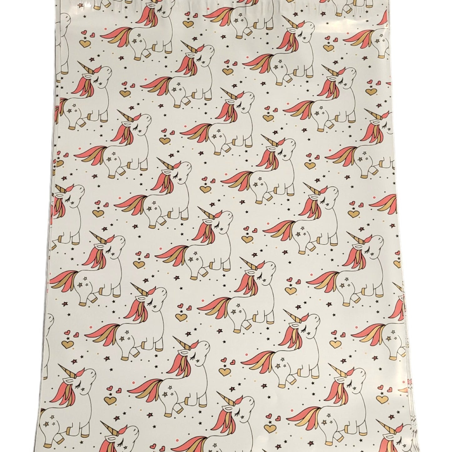 Premium Unicorn Poly Mailers Size 10x13 Shipping Bags - Packaging Materials for Quail Enthusiasts