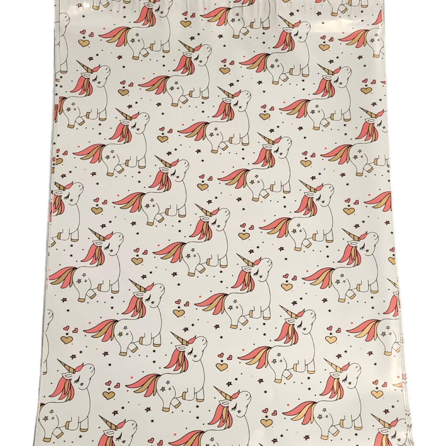 Premium Unicorn Poly Mailers Size 10x13 Shipping Bags - Packaging Materials for Quail Enthusiasts