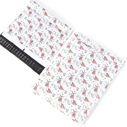 Premium Unicorn Poly Mailers Size 10x13 Shipping Bags - Packaging Materials for Quail Enthusiasts