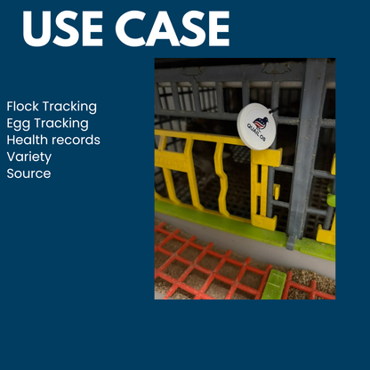 QuailOS Tap and Track Kit — Business (12 Tags, 4 Mounts, 4 Hatch Eggs)