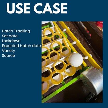 Hatch Tracking Eggs for QuailOS Tap and Track ( 4 Count ) - Subscription needed to operate