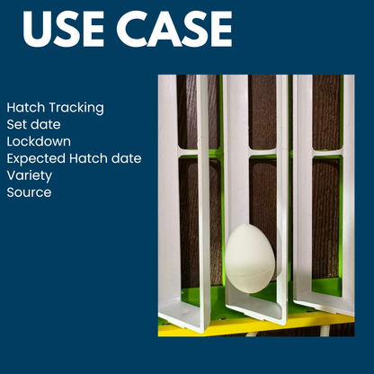 Hatch Tracking Eggs for QuailOS Tap and Track ( 4 Count ) - Subscription needed to operate