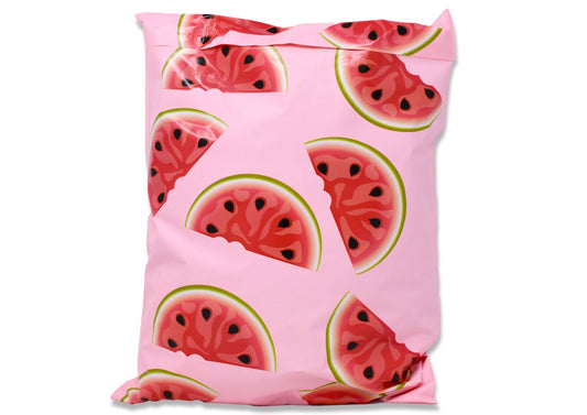 Premium Watermelon Pink Poly Mailers Size 10x13 Colorful Shipping Bags - Packaging Materials for Quail Enthusiasts